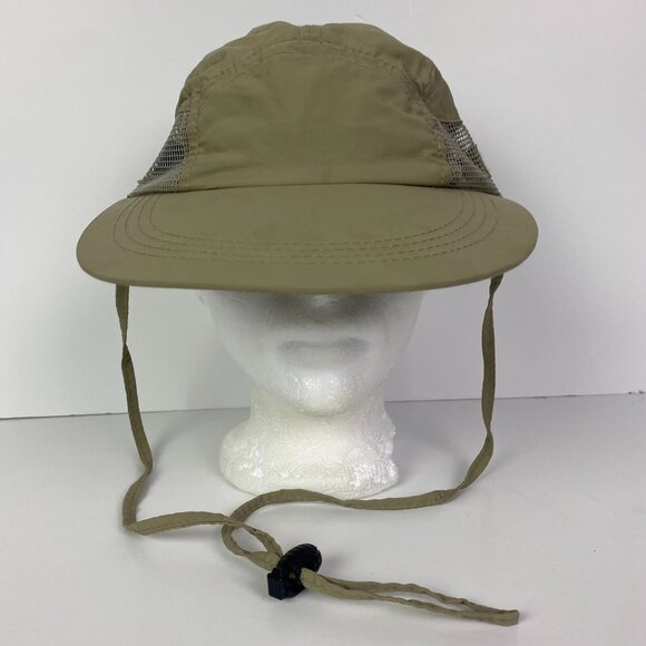 Broner Hat Long Bill Nylon Mesh Fly Fishing Hiking Outdoor Khaki Adjustable Mens - Picture 5 of 14